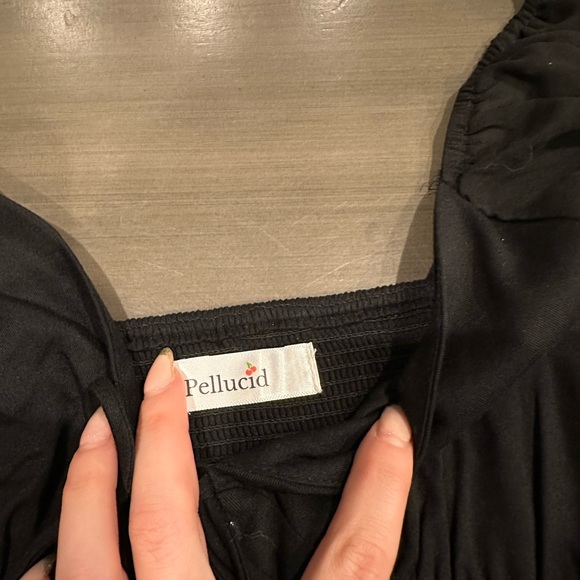 Pellucid long sheer sleeves off the shoulder top size small and one in xs - Picture 5 of 5